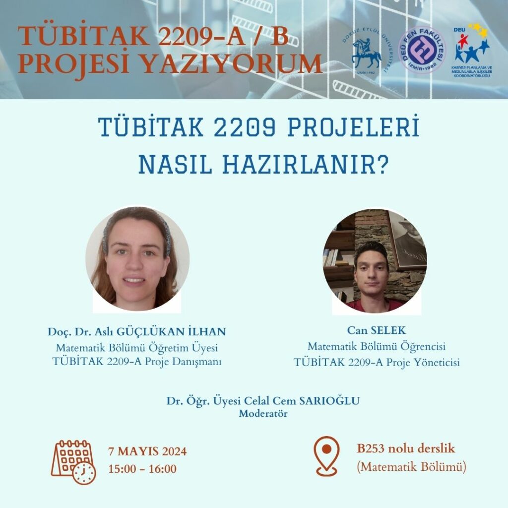 TÜBİTAK 2209 Projeleri Nasıl Hazırlanır? – Dokuz Eylül Üniversitesi Fen ...